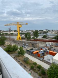 Monte Meubles vue sur Nantes, Grue Titan